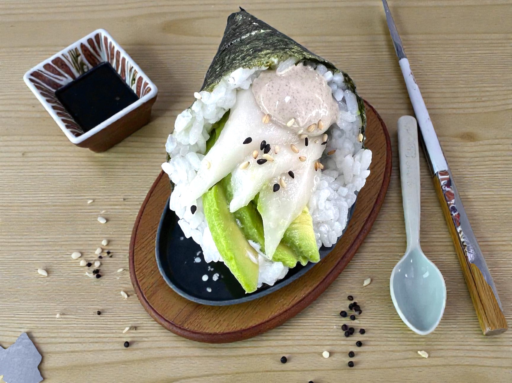 Temaki de Pez Mantequilla